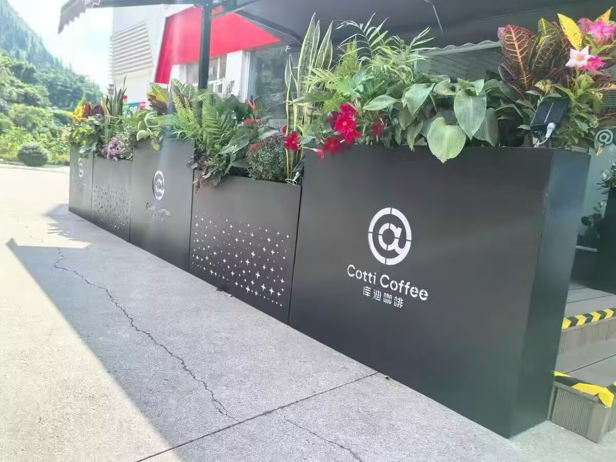 沧州库迪咖啡（Cotti Coffee）门店景观提升工程——项目案例